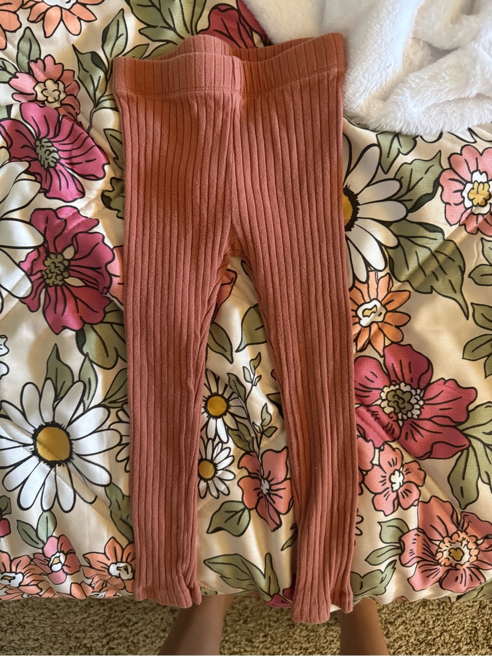 kate quinn Ribbed Leggings in Rose Taupe